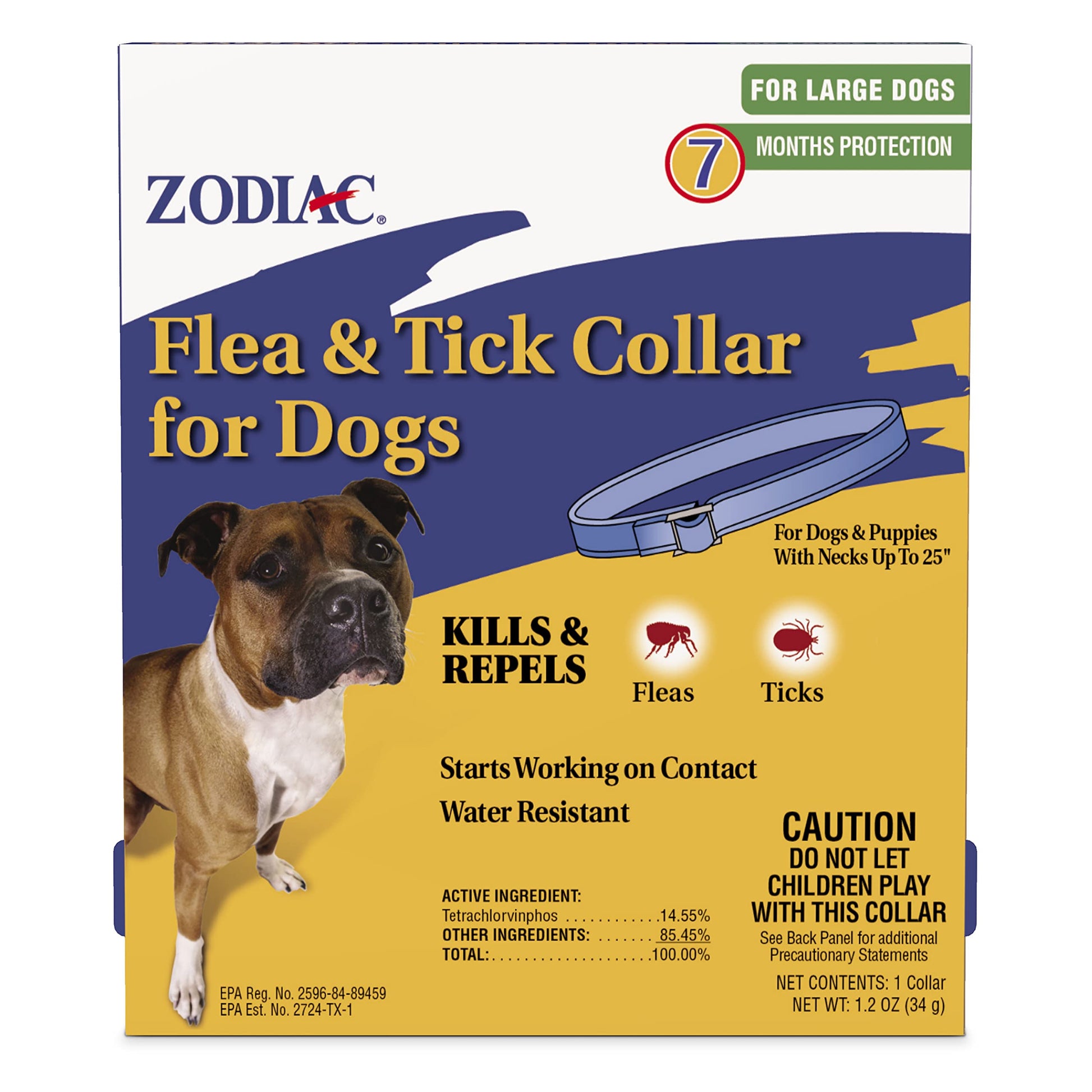 Buy now Zodiac Flea and Tick Collar for Large Dogs at indiglob india