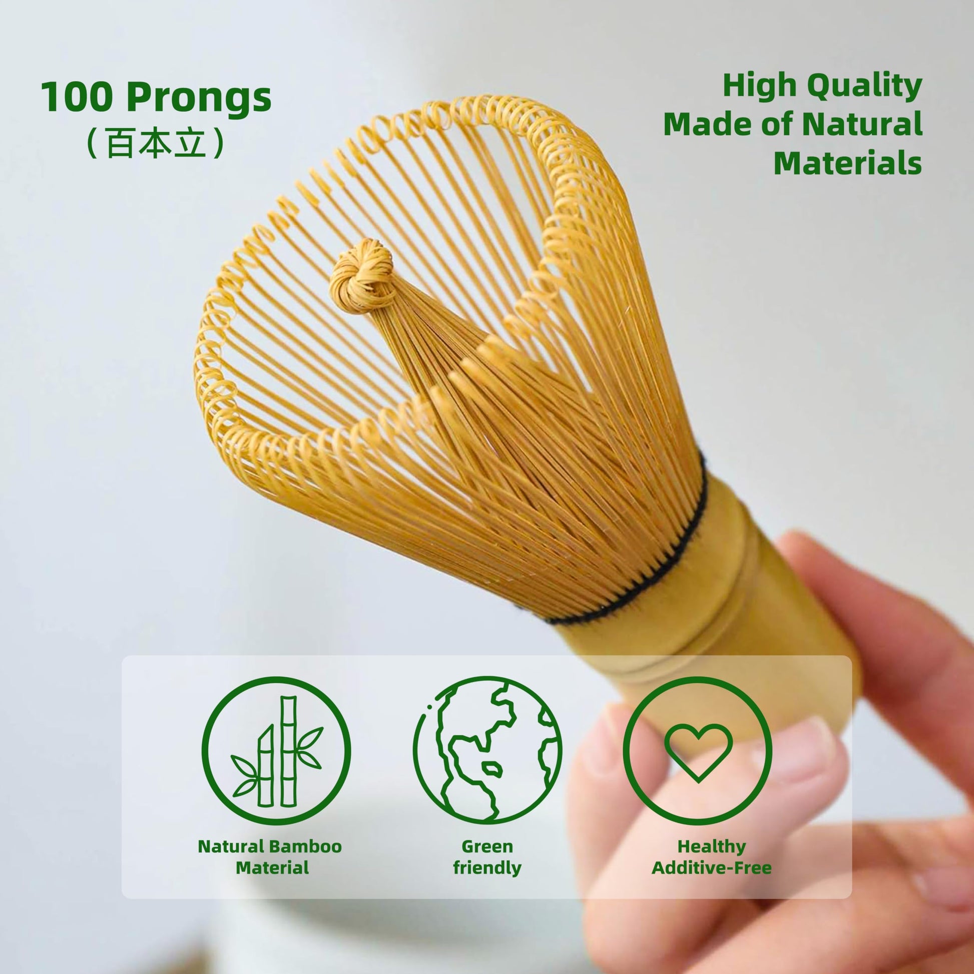 Buy now TEANAGOO MA-01 Japanese Matcha Ceremony Accessory, Matcha Whisk (Chasen), Traditional Scoop (Chashaku), Tea Spoon, Whisk Holder, The Perfect Set to Prepare a Traditional Cup of Matcha.… at indiglob india