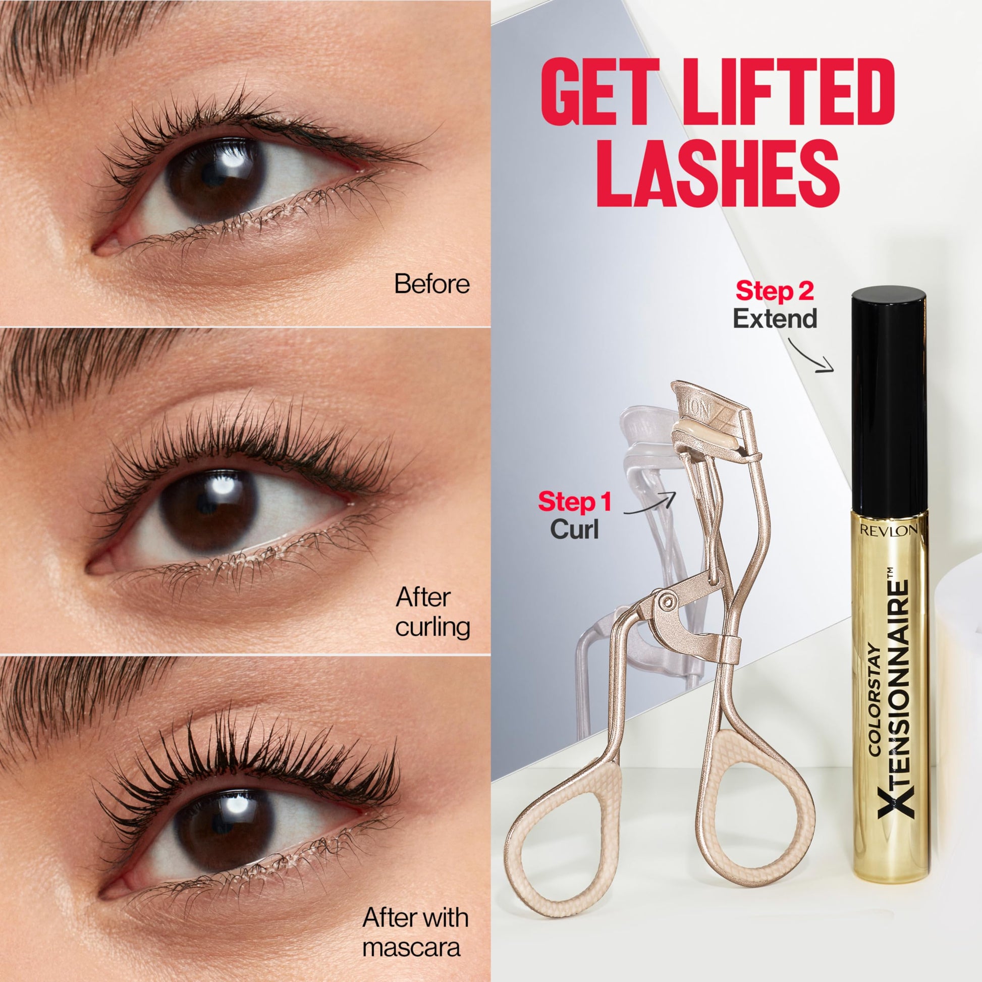 Buy now Revlon Designer Series Lash Curler, Eyelash Lift for an Eye Opening Look, with Finger Grips for a Non Slip Grip, Easy to Use, 1 Count at indiglob india
