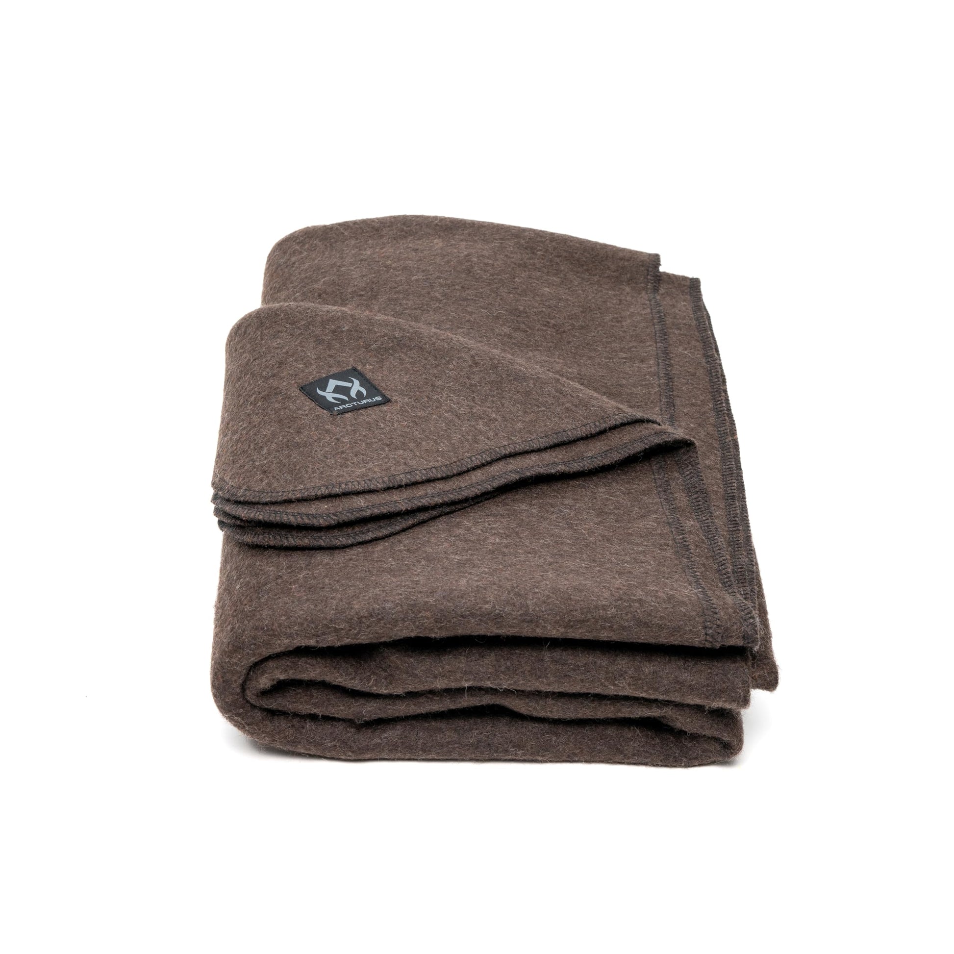 Buy now Arcturus Military Wool Blanket - Warm, Thick, Washable - Great for Outdoors, Camping, Stadium Blanket, Picnics, Travel - Car & Bushcraft Survival Kits Military Chocolate at indiglob india