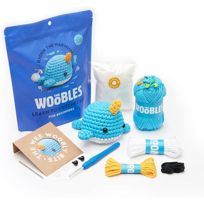 The Woobles Crochet Kit for Beginners - Easy Arts and Crafts Knitting & Crochet Animals Kit As Seen On Shark Tank - Kiki The Chick