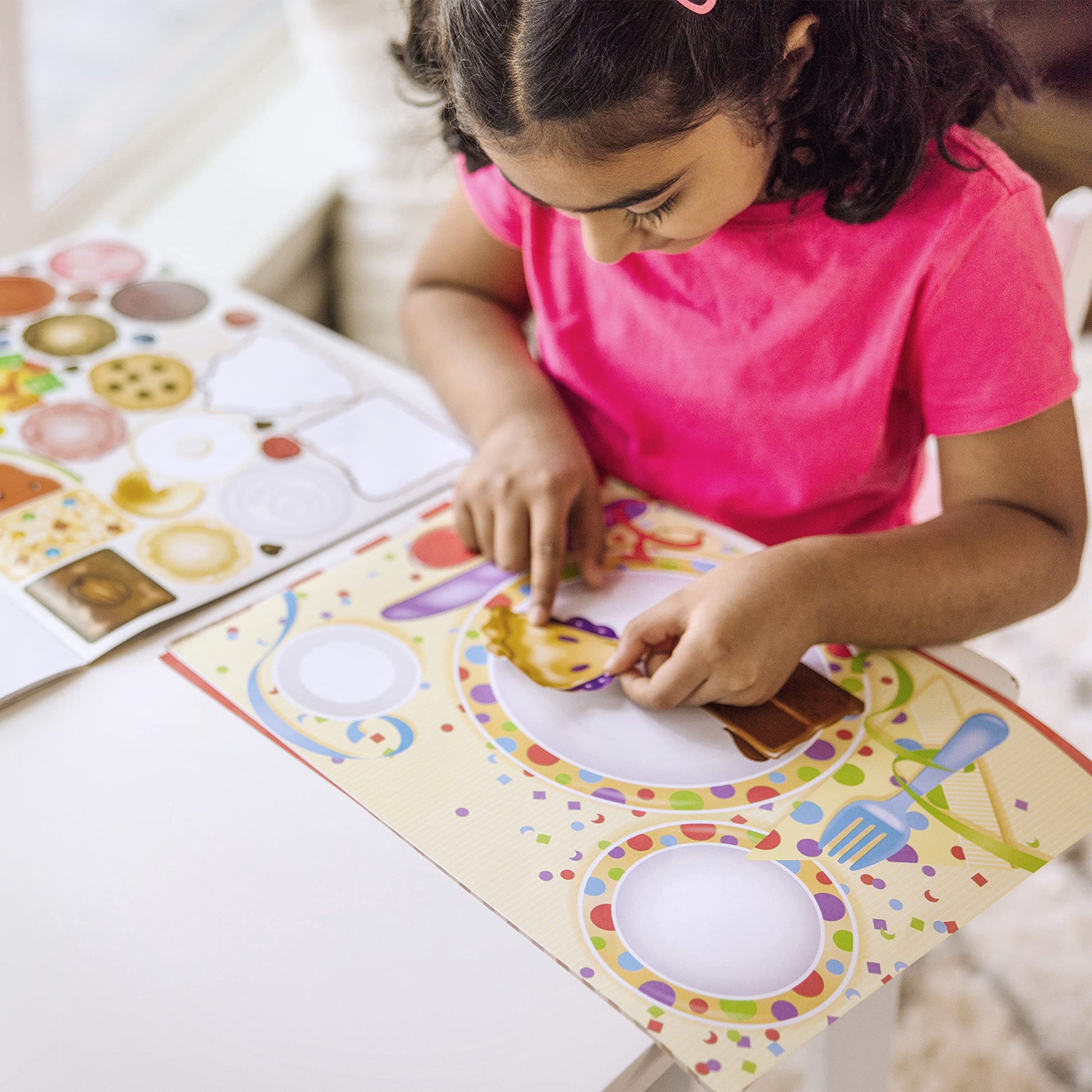 Buy now Melissa & Doug Sticker Pad - Make-a-Meal, 225+ Food Stickers at indiglob india