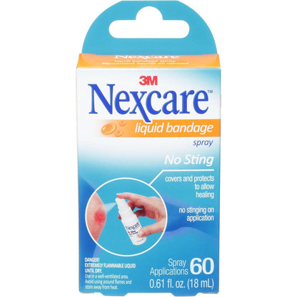 Nexcare No-Sting Liquid Bandage .61 Fluid Ounces, Clear (118-03)