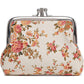 Cute Floral Buckle Coin Purses Vintage Pouch Kiss-lock Change Purse Wallets…