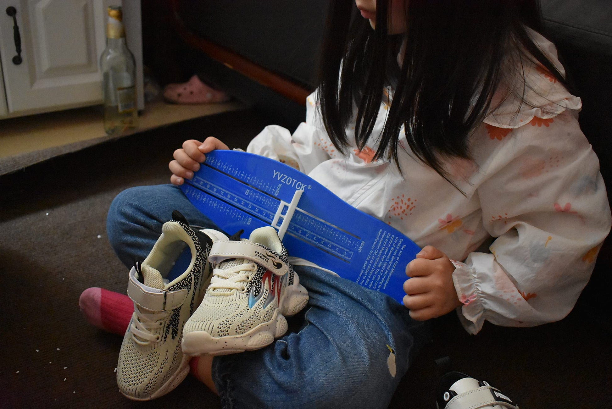 Buy now Foot Measurement Device | Kids Foot Length Measure Gauge Shoe Sizer Measuring for Infants Kids Men Women Adults | US Standard Shoe Size at indiglob india