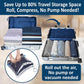 15 Compression Bags for Travel, Roll Up Space Saver Bags for Travel, Saves 80% of Storage Space for Packing & Clothes, No Pump or Vacuum Needed - My Store