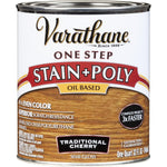 Buy now Varathane 225250H Oil-Based One Step Stain + Poly, Quart, Dark Walnut Quart (Pack of 1) Traditional Cherry at indiglob india