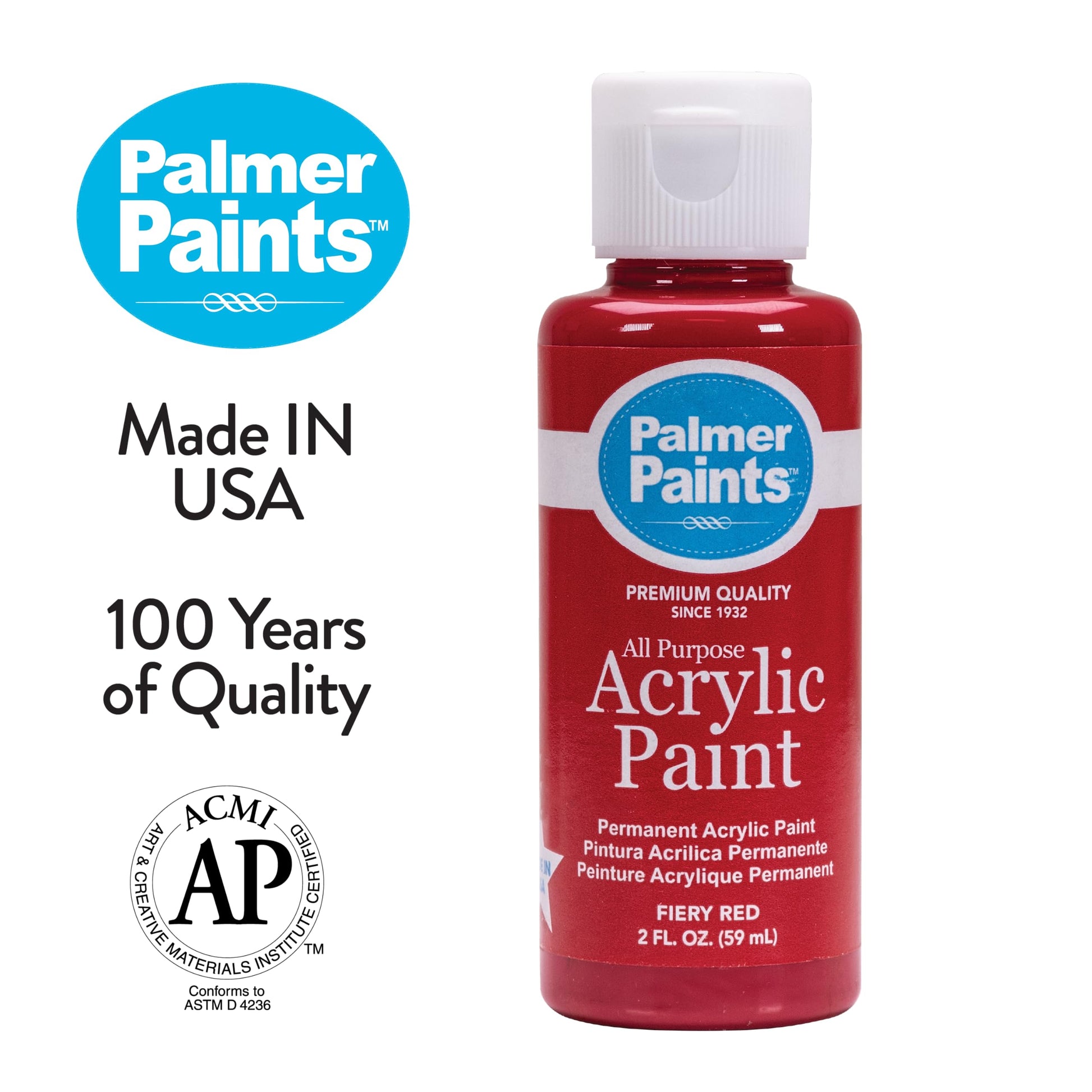 Buy now Palmer 2oz 16 Color Acrylic Paint Set, Perfect Color Selection at indiglob india