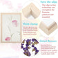 12 Pieces Paper Making Kit, 2 Size Wooden Paper Making Mould Frame, Dried Flowers, Sponge with Replace Mesh Cloth for DIY Craft - My Store