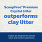Buy now PetSafe ScoopFree Premium Natural Cat Litter - Eco-Friendly Long-Lasting Litter - High Absorbency & Low-Tracking Design - Non-Clumping Pebbles - 4.2 lb Bag - 2 Pack at indiglob india