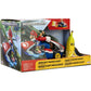 Super Mario Spin Out Mariokart Mario Racer Vehicle with 360 Spins, Wind Up and Go! Includes One 2.5” Mario Action Figure