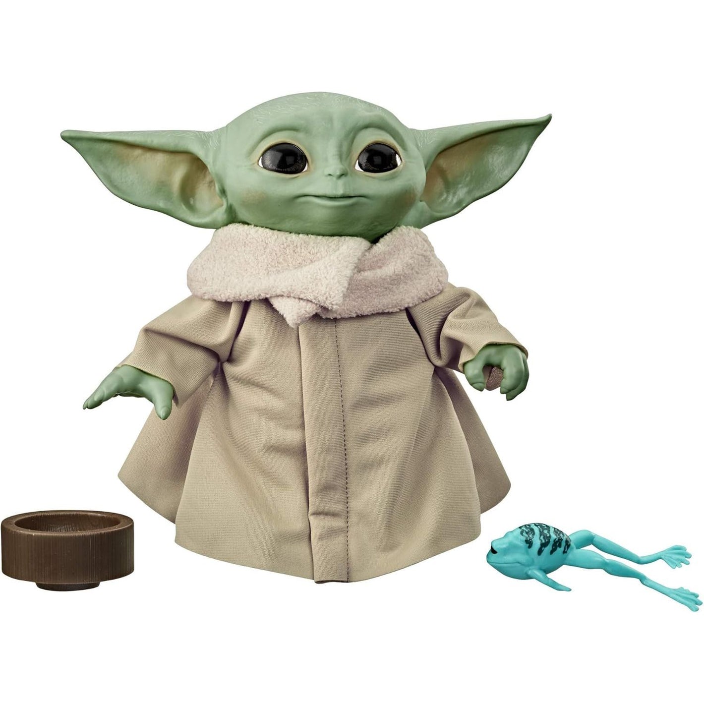 STAR WARS The Child Talking Plush Toy with Character Sounds and Accessories, The Mandalorian Toy for Kids Ages 3 and Up, Green