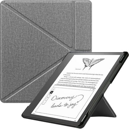 KuRoKo Slimshell Case for Kindle Scribe (2024/2022 Released), Premium Lightweight PU Leather Stand Cover with Auto Sleep/Wake for 10.2 inch Amazon Kindle Scribe 2024(1st Gen)/2022-Black