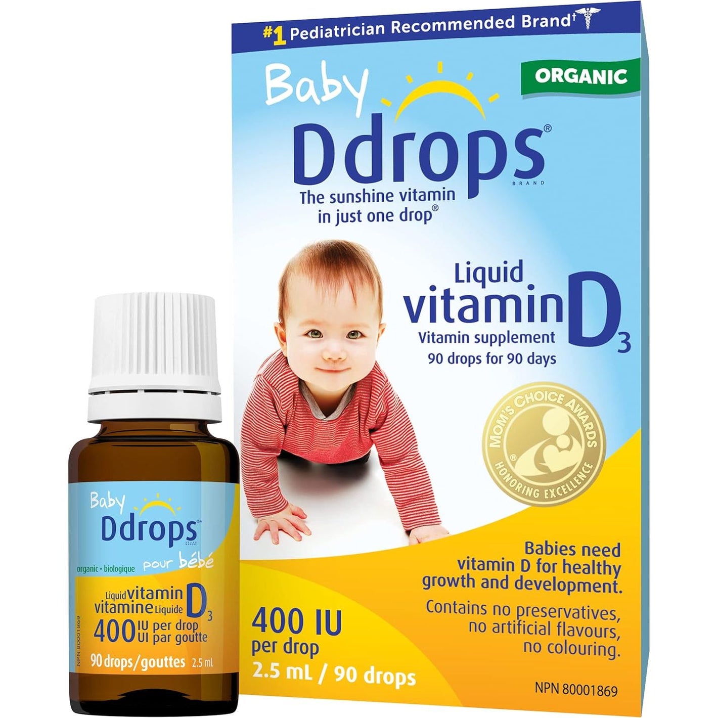 D Drops Baby Liquid Vitamin D (90 Drops)