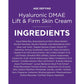 Andalou Naturals Hyaluronic DMAE Lift & Firm Skin Cream | Anti Aging Face Moisturizer With Hyaluronic Acid |Helps Reduce Fine Lines & Wrinkles | 1.7 oz