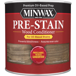 1/2 pt Minwax 13407 Clear Pre-Stain Wood Conditioner, 1/2 Pint