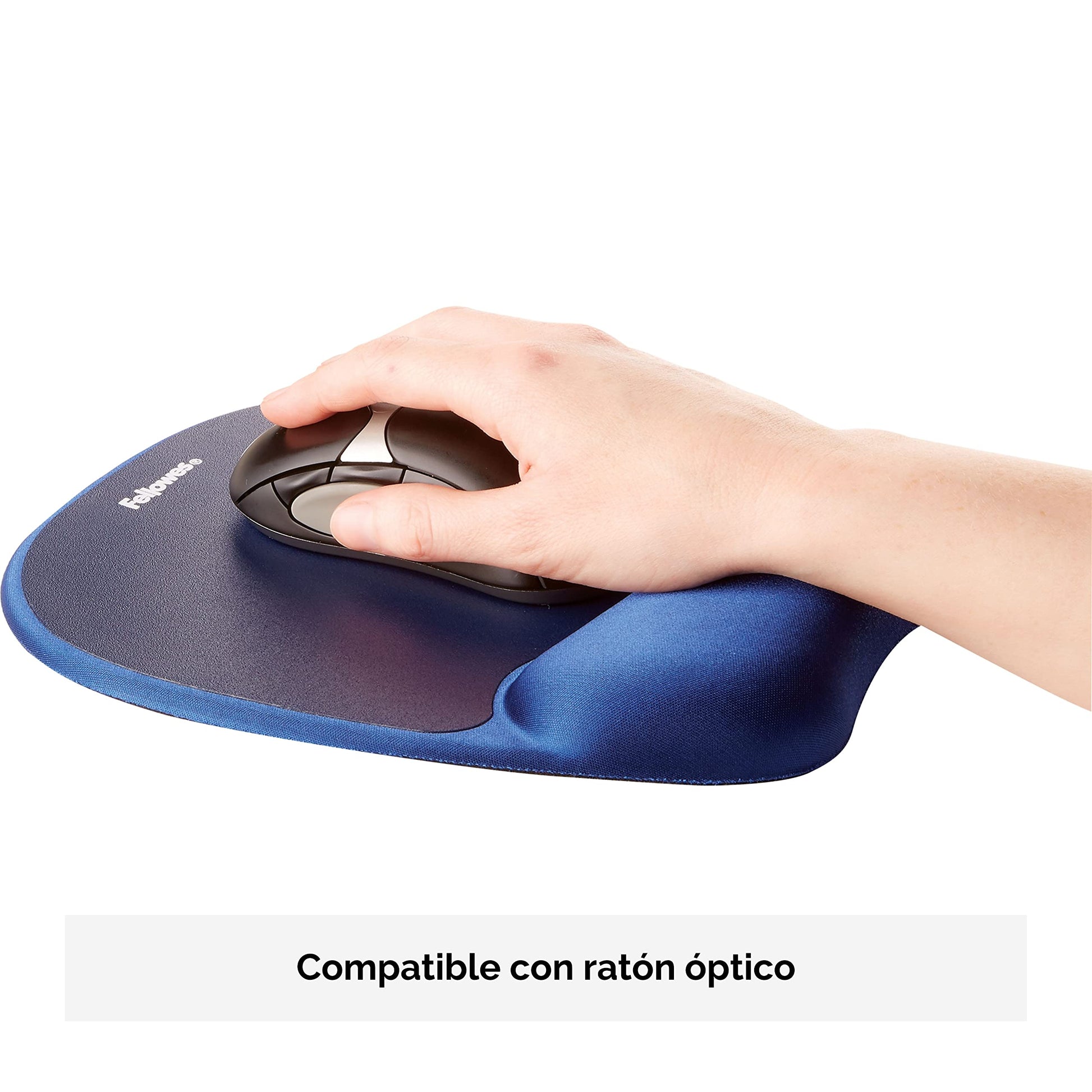 Buy now Fellowes Memory Foam Mouse Pad/Wrist Support - Sapphire at indiglob india