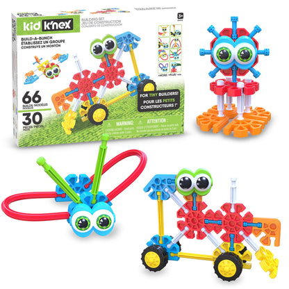 Buy now KID K'NEX - Build A Bunch Set ‚ 66 Pieces, Preschool STEM Building, Kid Construction Set, Creative Play‚ Ages 3+ at indiglob india