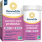 Renew Life Women's Probiotic Capsules, Supports pH Balance for Women, Vaginal, Urinary, Digestive and Immune Health, L. Rhamnosus GG, Dairy, Soy and Gluten-Free, 25 Billion CFU - 30 Ct