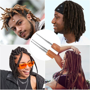 Buy now Dreadlocks Crochet Hooks, Crochet Hooks for Dreadlocks, Dread Locks Crochet Loc Needle for Braid Craft 0.5mm (1 Hook and 2 Hooks) at indiglob india