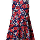 Buy now Girl & Doll Matching Dresses Floral Clothes Sleeveless Summer Swing Dress 3t 4t Navy Flower at indiglob india
