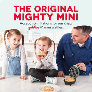 Buy now Dash Mini Waffle Maker- Compact Electric Iron for Creative Homemade Treats - PTFE nonstick surface - Easy-to-Clean - Perfect for Kids & Families - Red at indiglob india