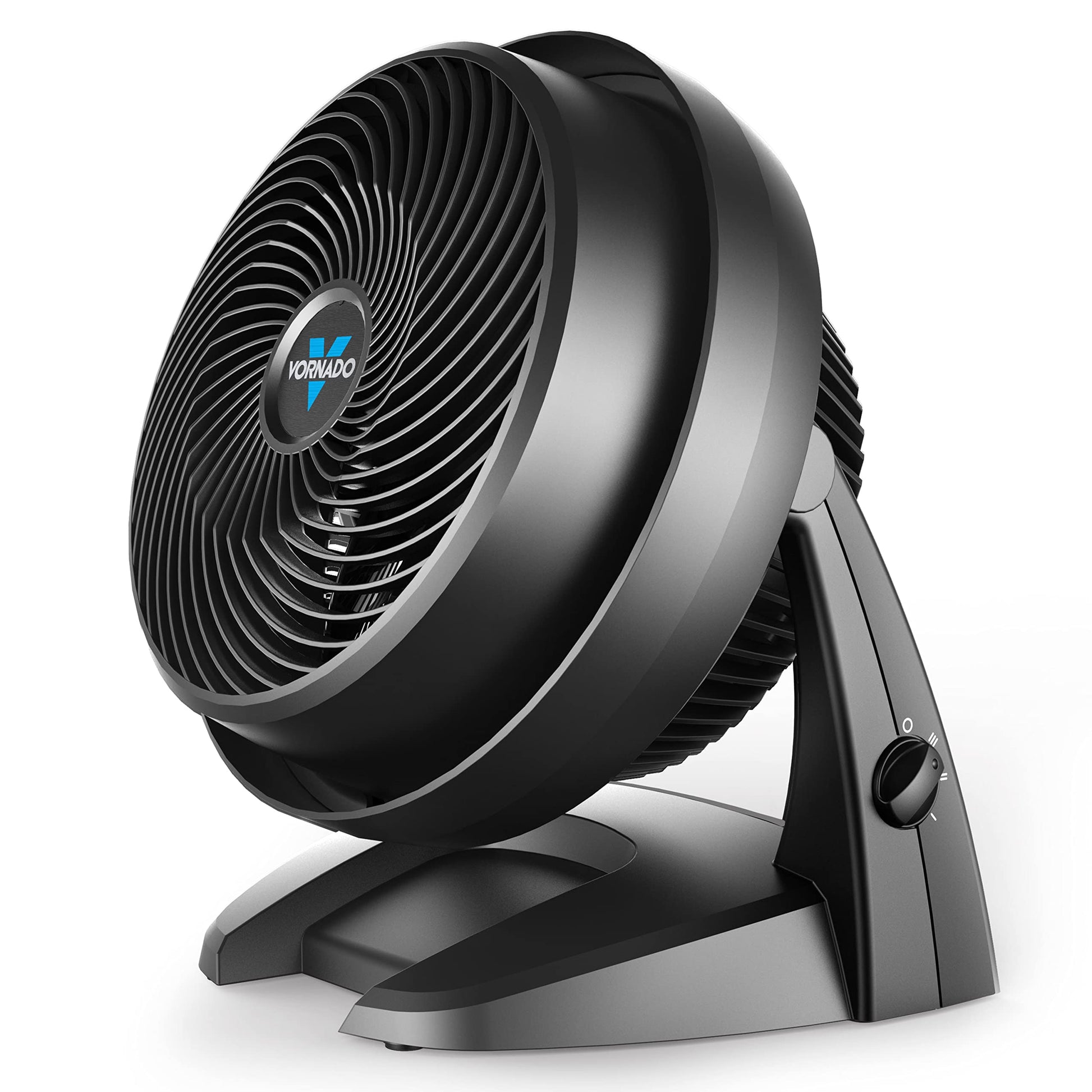 Buy now Vornado 630 Mid-Size Whole Room Air Circulator Fan for Home, 3 Speed Settings, Adjustable Tilt, Removable Grill, 9 Inch, Powerful Airflow, Manual Control Dial, Quiet Fan for Bedroom, Black at indiglob india