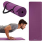 Gaiam Essentials Thick 2/5" (10mm) and Thin 1/4" (6mm) Yoga & Pilates, Fitness & Exercise Mat with Easy-Cinch Carrier Strap