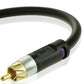 Buy now Mediabridge ULTRA Series Subwoofer Cable (15 Feet) - Dual Shielded with Gold Plated RCA to RCA Connectors - Black at indiglob india