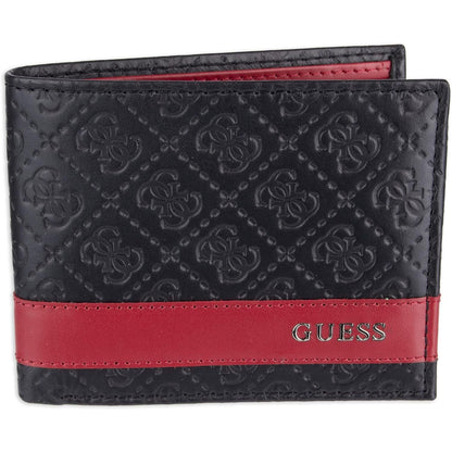 GUESS Men's Classic Bifold Wallet with Card Slots, Bill Compartment and Id Window