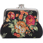 Cute Floral Buckle Coin Purses Vintage Pouch Kiss-lock Change Purse Wallets…