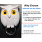 3PCS Owl Key Holder Cute Owl Key Holder Automatic Open Close Eyes Magnetic Night Owl Keying Holder Wall Mounted Owl Key Hooks with Wall Self-Adhesive Tape