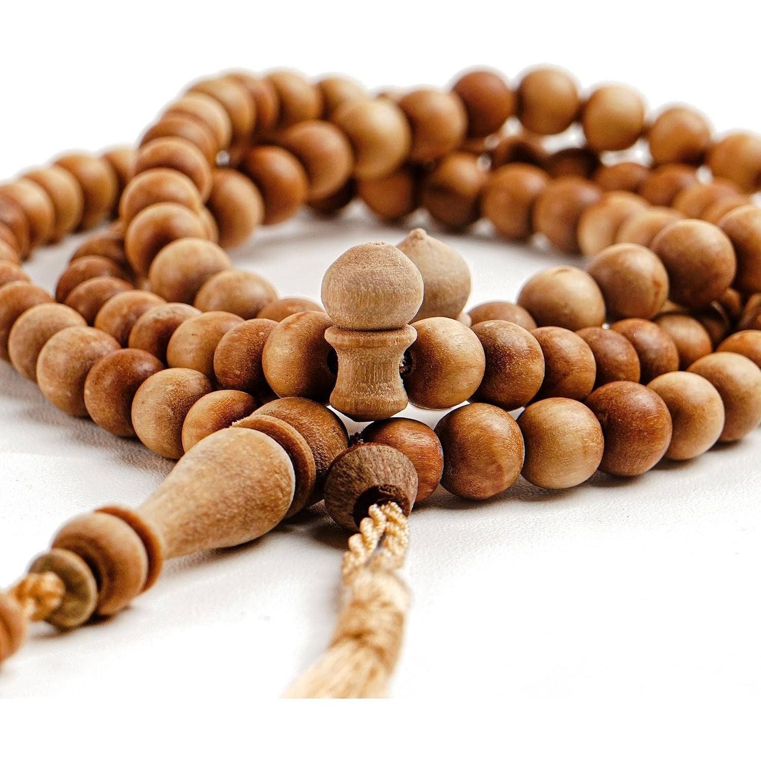 Buy now Sandalwood Tasbih 99 8mm - Islamic Prayer Beads, Tasbeeh, Muslim Rosary, Masbaha, Misbaha, Tesbih, Tespih, Dhikr, Zikr, Sibha, Muslim Mala, Worry Beads, Prayer Counter at indiglob india