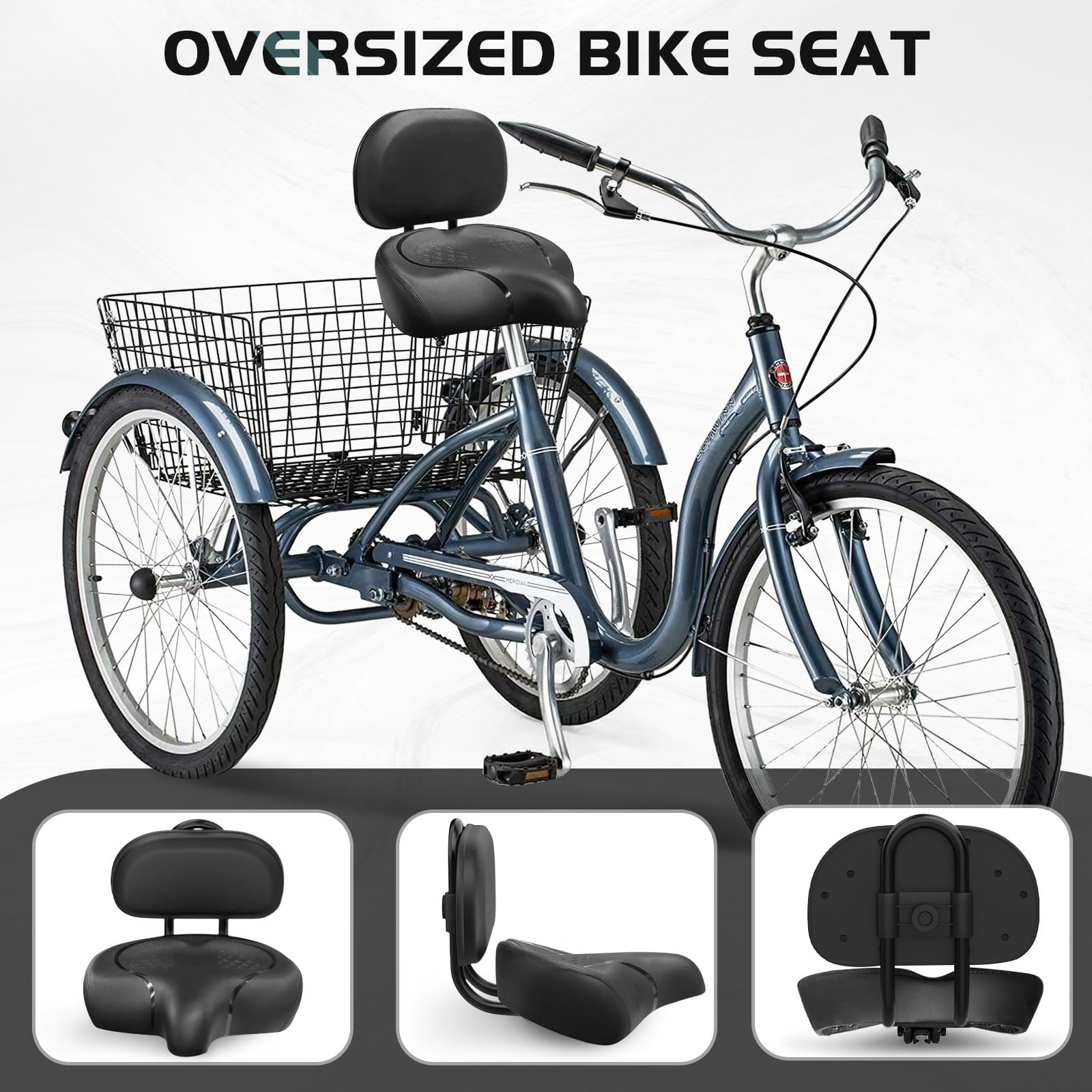 Buy now Bicycle Seat, Bike Seat for Women Men Extra Comfort Wide, Oversized Comfortable Seats Saddle for Peloton Bikes, Fit for Exercise Bikes, Electric Bikes, Mountain Bikes, Cruiser Bikes at indiglob india