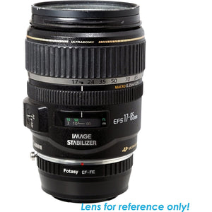 Fotasy Manual Cannon EF Lens to E Mount Adapter, EFS E Mount, EF Adapter to E Mount, Compatible with Sony Mirrorless a7 a7r a7s a7 II III IV a9 a9II a7c aplha 1 a6600 a6500 a6400 a6300