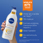 Buy now NIVEA Sheer Hydration Skin Firming Body Lotion with Q10 and Vitamin C, 72-Hour Body Moisturizer for Normal to Dry Skin, 16.9 Fl Oz Pump Bottle, Pack of 3 at indiglob india