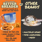 COOK'S CHOICE The Original Better Breader Bowl All-in-One Mess-Free Batter Breading Station - Pour in Seasonings, Add Meat or Veggies & Shake for Perfect Coating - Great for Parties- Made in the USA