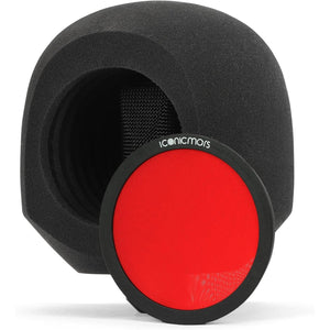 Comet Recording Vocal Studio Isolation Booth | Microphone Pop Filter Shield Accessory
