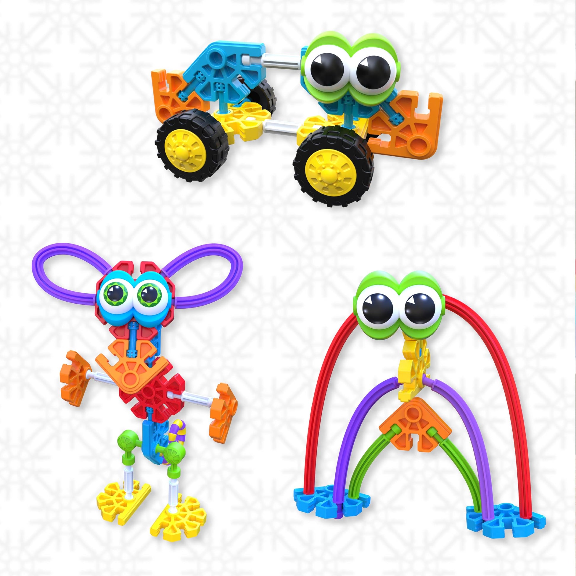 Buy now KID K'NEX - Build A Bunch Set ‚ 66 Pieces, Preschool STEM Building, Kid Construction Set, Creative Play‚ Ages 3+ at indiglob india