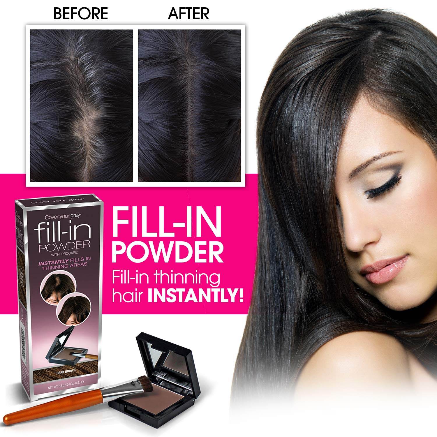 Cover Your Gray Fill In Powder - Dark Brown - My Store