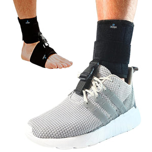 AFO Foot Drop Brace - Drop Foot Brace for Walking - AFO - Unisex (Black)