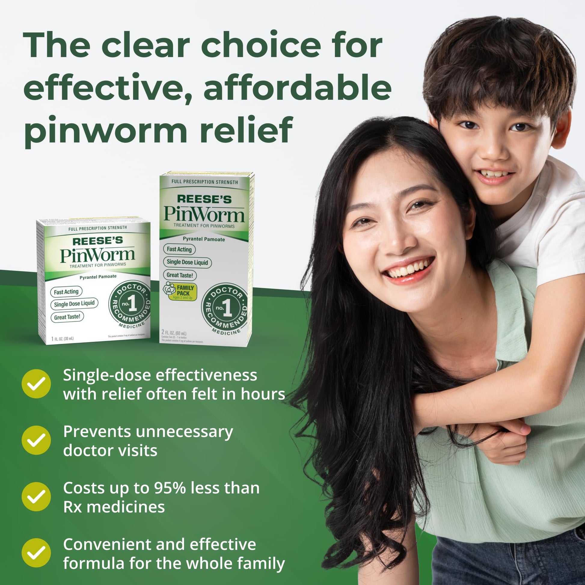 Buy now REESE'S PINWORM Medicine Liquid for Entire Family, Full Prescription Strength, 2 Oz, #1 Doctor Recommended Single Dose Pyrantel Pamoate Dewormer for Adults & Kids Ages 2+, Banana Flavor at indiglob india