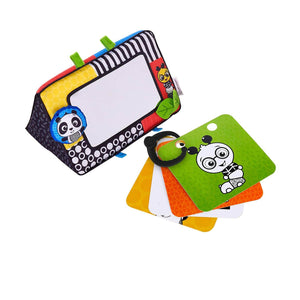 Baby Einstein Flip For Art High Contrast Floor Activity Mirror with Take Along Cards, Tummy Time Play, Newborn+ - My Store