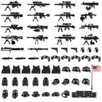 Buy now 83 Pcs Toy Soldiers Figures US Army Battle Toy Set - Weapons Pack Military Weapon Battle Building Blocks Compatible with Major Brand, 3 Years Old and up at indiglob india