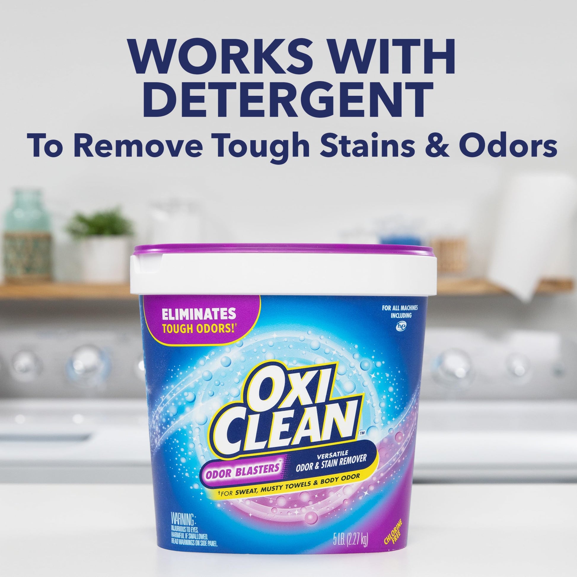 Buy now OxiClean Odor Blasters Versatile Odor and Laundry Stain Remover Powder, 3 lb at indiglob india