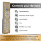 Buy now GE Universal Remote Control, Samsung TV Remote,Universal TV Remote for Roku TV, Vizio, LG, Sony, Sharp, Roku, Apple TV, TCL, Panasonic, Smart TVs, Streaming Players, Blu-ray, DVD, 4-Device, Gold,48845 at indiglob india