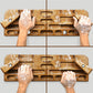 Yes4All Wooden Hang Board/Climbing Board for Doorway - Hand Strengthener Equipment for Training Finger, Grip and Pull Up