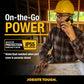 Buy now DEWALT Heavy Duty Magnetic Power Bank 5,000mAh, Rugged Wireless Portable Charger 18W Fast Charging Battery Pack, USB-C to C w/USB Adapter Cable 4' Water Resistant Works w/Magsafe iPhone 17/16/15/14 at indiglob india