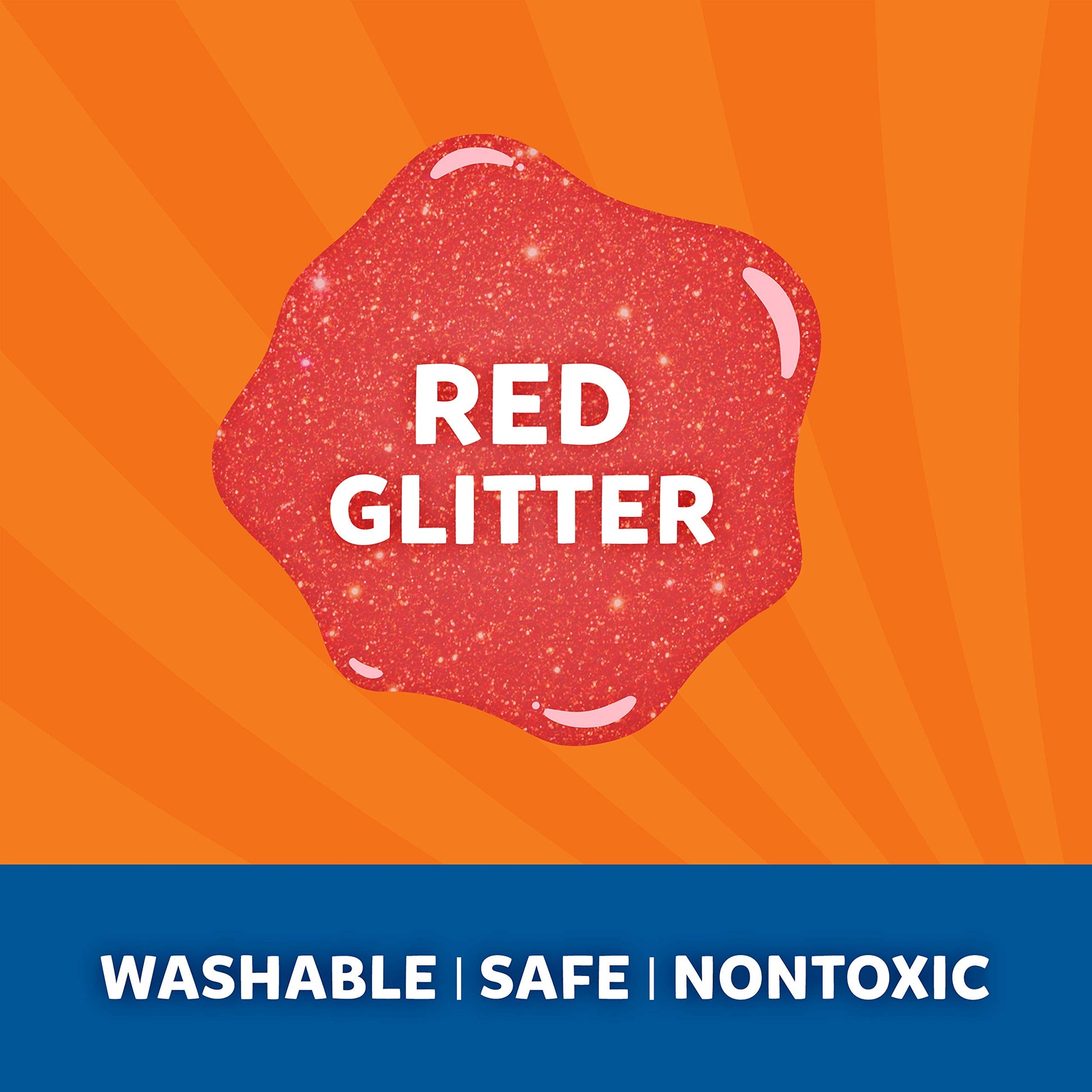 Buy now Elmer's 2022912 Liquid Glitter Glue, Washable, Red, 6 Ounces, 1 Count at indiglob india