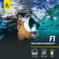 Cressi F1, Scuba Diving Snorkeling Frameless Mask - Perfect Seal Silicone Skirt - Designed in Italy by Cressi
